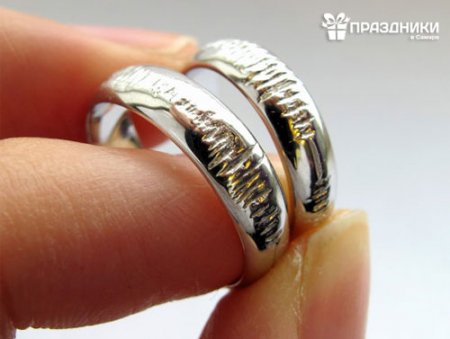 обручальные кольца из серебра